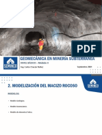 Geomecánica en Minería Subterránea Básica - Módulo II - 240921 PDF