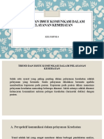 Trend Dan Issue Komunkasi Dalam Pelayanan Kesehatan (Klmpok 4)