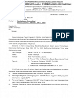 Surat Pembahasan Rekonsiliasi Perhitungan Sisa DBH DR TA. 2022