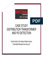 Case Study Distribution Transformer and PD Detection Smith Refining Community I - E Galveston 2016