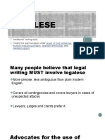 LEGALESE Report