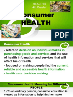 HEALTH 6 (Consumer Health)