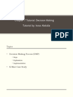 Chapter 7 Tutorial - Decision Making