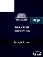 SECO Dark-Web-Foundation - Sample-Exam-2019 PDF