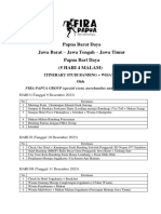 Itinerary 5 Hari 4 Malam (Jabar - Jateng - Jatim) PDF