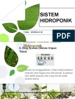 Sistem HIDROPONIK - C