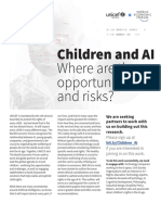 Children and AI: Unlocking Opportunities While Mitigating Risks