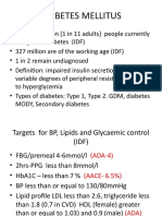 Manage Diabetes Mellitus with Lifestyle and Medications