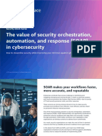 The Value of Security Orchestration, Automation, and Response (SOAR) in Cybersecurity PDF