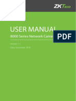 8000 Series Network Camera User Manual