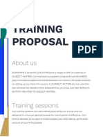 Training Proposal