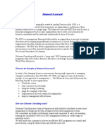 Balanced Scorecard Write-Up