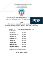 BÁO CÁO KẾT QUẢ PHỎNG VẤN & BẢNG HỎI KHẢO SÁT