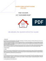Plan Curricular Institucional Cleya Kinder 2023 PDF