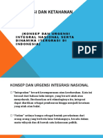 INTEGRASI DAN KETAHANAN NASIONAL (Kelompok 6)