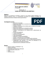 Práctica No. 11 Aplicaciones de Análisis Gravimétrico PDF