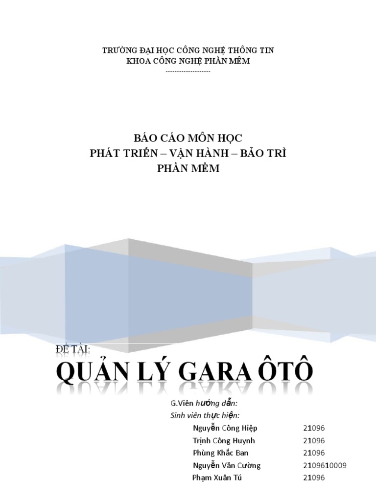  123doc quan ly gara o to do an nhap mon cong nghe phan mem pdf