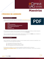 PROCESO ADMISION MAESTRIAS @campus PDF