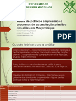 Aula - 4 - Redes de Políticos e Empresários em Moçambique