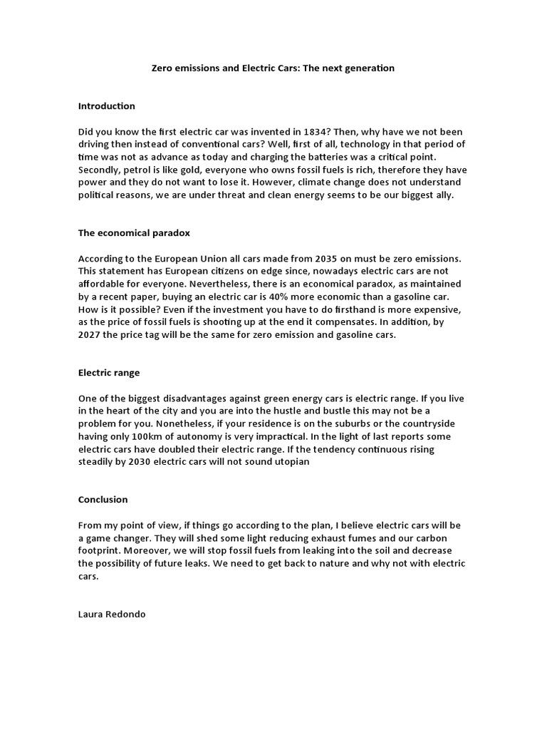 Article Electric Cars PDF