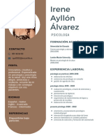 Azul Claro Simple Curriculum y Carta de Presentación PDF