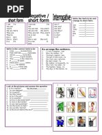 Verb To Be Grammar Drills - 803