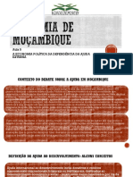 Aula - 5 - Economia de Moçambique - Dependência Da Ajuda