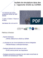 Intégration de Résultats de Simulations Dans Des Modèles Urbains - L Approche SIG3D Au CERMA PDF