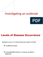 Investigating An Outbreak 7