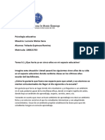 Tarea 5.1 ¿Que Haría Yo en Cinco Años en Mi Espacio Educativo, Psicología Educativa