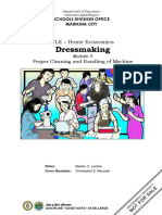 TLEDressmaking Grade7 8 QTR1 Module5-For-Revision PDF