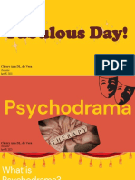 Psychodrama Therapy PDF Presentation Upload Cherry