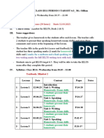 Syllabus CLASS IE11 Mindset 3 (6.5) - Teacher Gillian