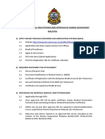 Checklist Medical Practitioner PDF