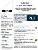 Curriculum Vitae - ALAOUI LASMAILI EL GHALI PDF