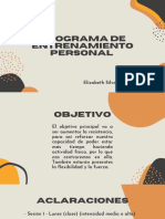 Programa de Entrenamiento Personal PDF