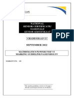 MATHS P2 GR12 MEMO SEPT 2022 - Afr+English PDF