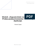 Wokół Kapuściński Non-Fiction PDF