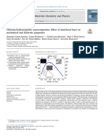 Chitosan-Hydroxyapatite Nanocomposites E Ect of Interfacial Layer Onmechanical and Dielectric Properties PDF