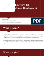 Agile Software Development Lecture