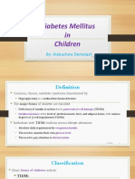 Diabetes Mellitus in Children PDF