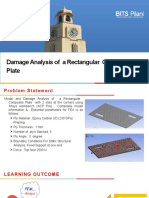 BITS Pilani: Damage Analysis of A Rectangular Composite Plate