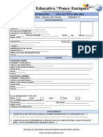 Ficha Estudiantil - 2do Cienciad - C