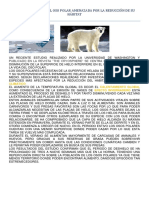 Cómo Se Adapta El Oso Polar Al Cambio Climático PDF