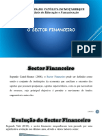 O Sector Financeiro Moçambicano