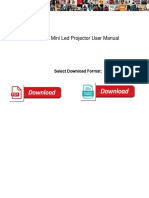 Excelvan Mini Led Projector User Manual