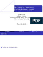 36-Design of Turing Machines-Sample Ques & Ans-27-03-2023