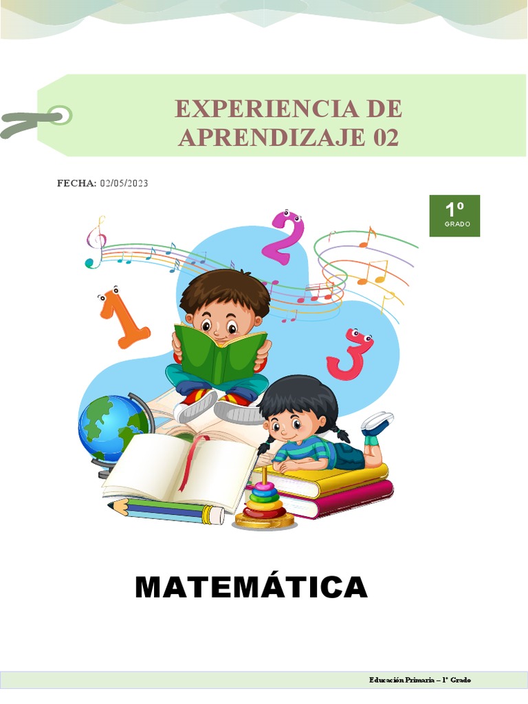 Aprendizaje de Matemáticas 1º Grado | PDF