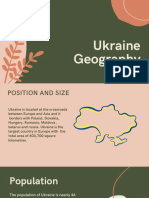 Ukraine Geography: Position, Population, Landscape, Climate, and Tourism