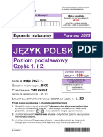 Matura 2023. Język Polski - Poziom Podstawowy